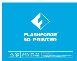 Build sheet till 3D-skrivare FlashForge Guider II 3D 38-8466