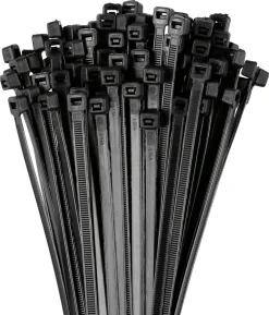 Buntband svarta, 100-pack
