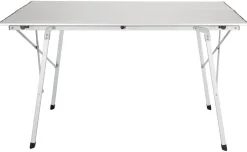 Campingbord aluminium 120 x 70 cm, hopfällbart