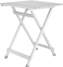 Campingbord aluminium 48 x 50 cm, hopfällbart