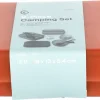 Campingset plast, 9 delar