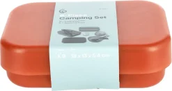 Campingset plast, 9 delar
