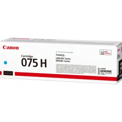 Canon 075 H toner original, hög kapacitet, cyan