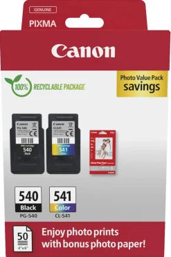 Canon PG-540, CL-541 PVP bläckpatron set