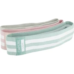 Capere elastiska träningsband textil 3-pack