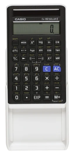 Casio FX-82 SOLAR II, miniräknare med solcell, gymnasiet