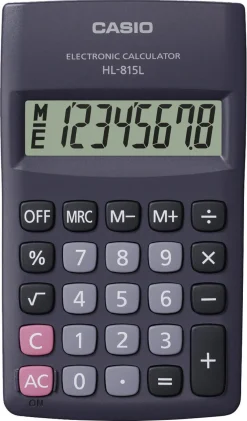 Casio HL-815L-BK bordsräknare