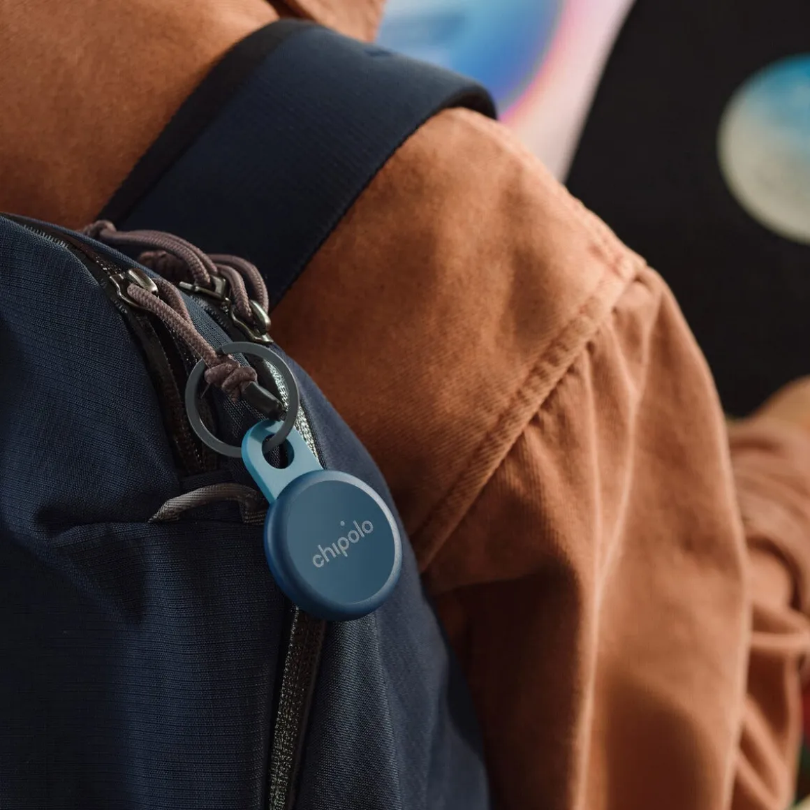 Chipolo Loop tracker tag, keyfinder för Apple/Android