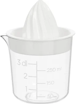 Citruspress manuell i plast, 0,3 liter