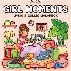 Coco Wyo Girl Moments cozy målarbok, från 13 år