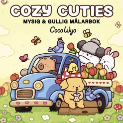 Coco Wyo Cozy Cuties cozy målarbok, från 6 år