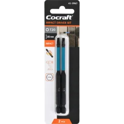 Cocraft bits Impact 1/4 tum, 100 mm, 2-pack