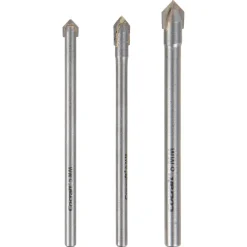 Cocraft borrsats glas och kakel 5, 6 och 8 mm, 3-pack