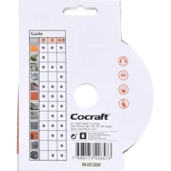 Cocraft diamantkapskiva universal, 125 x 22,23 mm