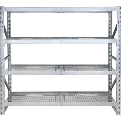 Cocraft lagerhylla metall, 4 hyllplan, 183 x 195,5 x 61 cm
