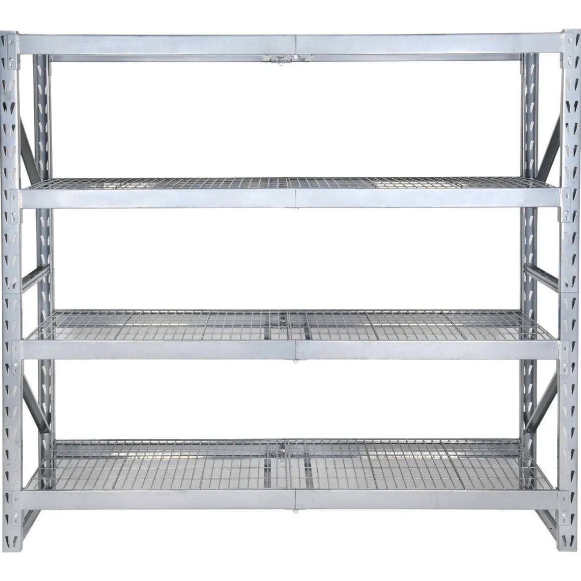 Cocraft lagerhylla metall, 4 hyllplan, 183 x 195,5 x 61 cm