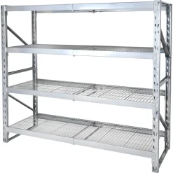 Cocraft lagerhylla metall, 4 hyllplan, 183 x 195,5 x 61 cm