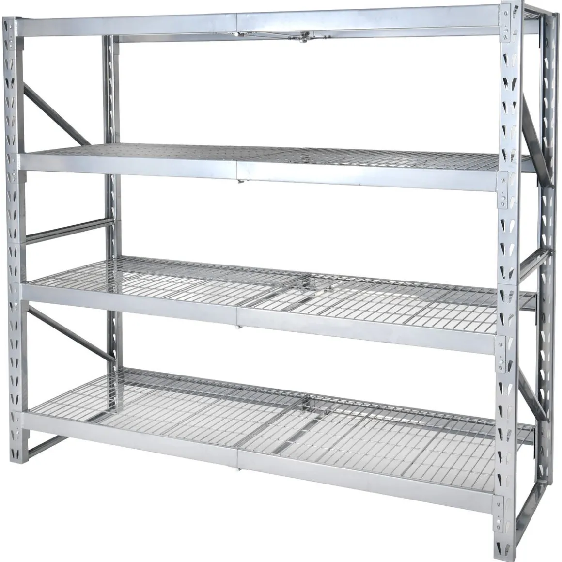 Cocraft lagerhylla metall, 4 hyllplan, 183 x 195,5 x 61 cm