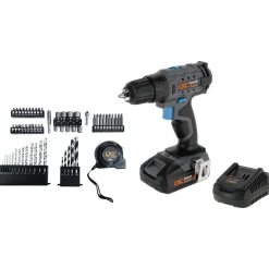 Cocraft LXC DD650-K skruvdragare 18 V batteri och tillbehör
