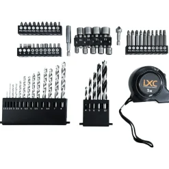 Cocraft LXC DD650-K skruvdragare 18 V batteri och tillbehör
