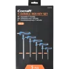 Cocraft nyckelsats T-handtag, insexnyckel 3-8 mm, 5 delar