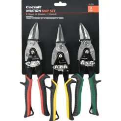 Cocraft plåtsax rak, höger och vänster, 3 delar.