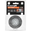 Cocraft roterande stålborste för skruvdragare, 75 mm