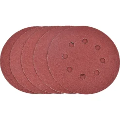 Cocraft sandpapper kardborre, sliprondell 125 mm, 5-pack