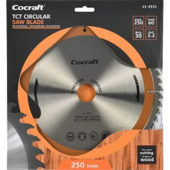 Cocraft sågklinga 250 x 30 x 3,2 mm, 60T
