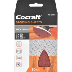 Cocraft slippapper mulitslip 140x100 mm, kardborre, 10-pack