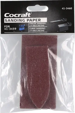 Cocraft slippapper till slipmaskin HD 180, 12-pack