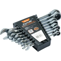 Cocraft spärrnyckelsats 8-19 mm, 8 delar
