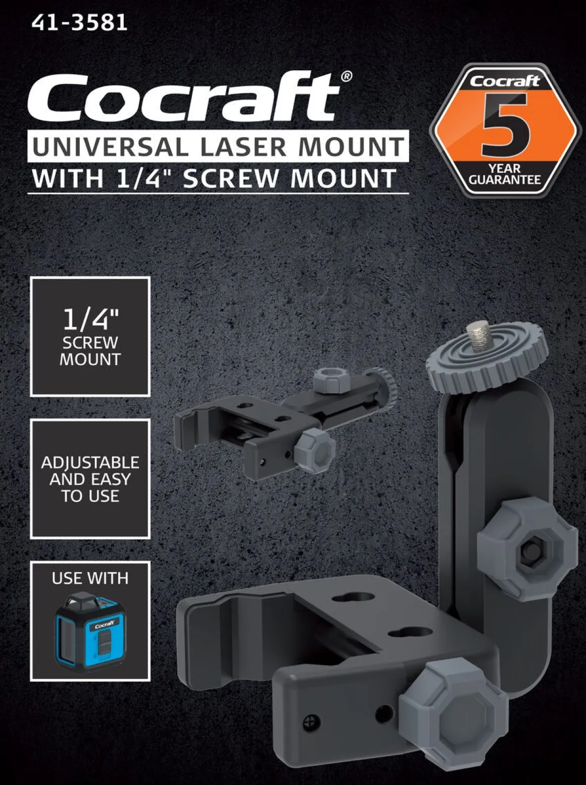 Cocraft universalfäste för krysslaser