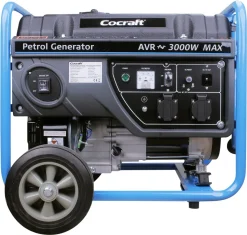 Cocraft HG3000 elverk bensin 7 hk, 3000 W