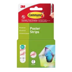 Command affischstrips självhäftande, 12-pack