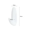 Command självhäftande krokar design, 2-pack