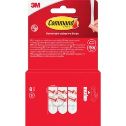 Command självhäftande strips S, universal, 450 gram, 8-p