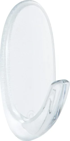 Command Small självhäftande krokar transparenta, 2-pack