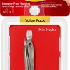 Command Value Pack självhäftande minikrokar vita, 18-pack
