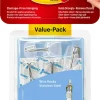 Command Value Pack självhäftande krok, rostfri ståltråd