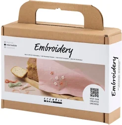 Creativ Company DIY Broderi Kit servett, nybörjare
