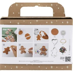 Creativ Company DIY Kit modellera julfigurer, från 6 år