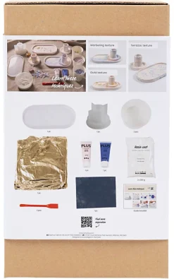 Creativ Company DIY Kit Resin, gjut ljusstakar och brickor