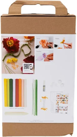 Creativ Company DIY startkit för kräppapper, blommor