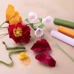 Creativ Company DIY startkit för kräppapper, blommor