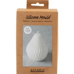 Creativ Company silikonform räfflad droppe för gjutning, 8 cm