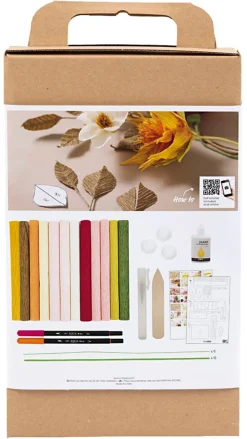 Creativ Company DIY Kit för kräppapper, blombukett