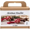Creativ Company DIY-kit julgranskulor makramé
