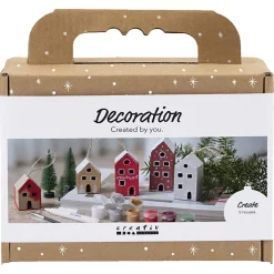 Creativ Company DIY-kit julhus dekoration 5 st