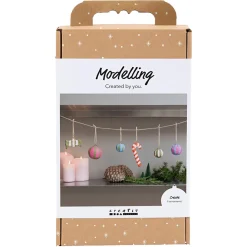 Creativ Company DIY-kit modellera julfigurer i pulp